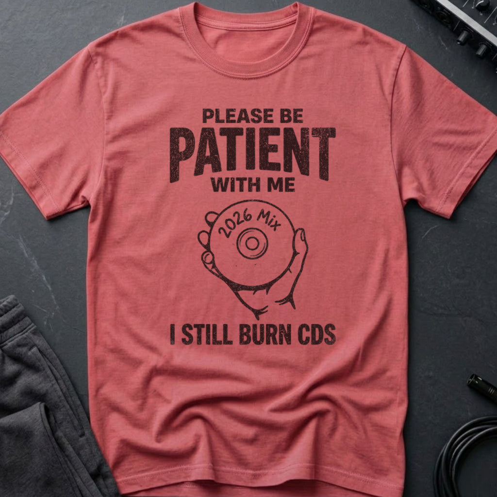 Funny Retro Music CD T-Shirt