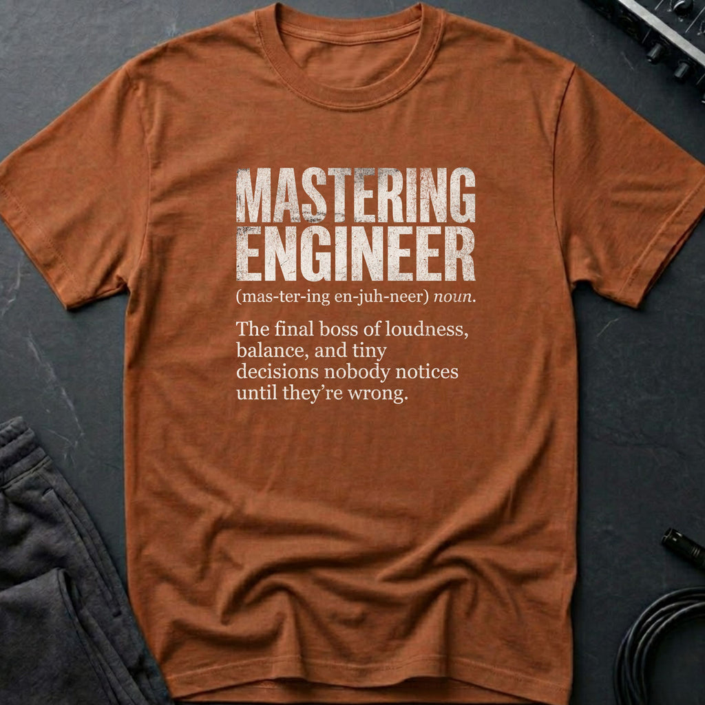 Mastering Engineer Definition T-Shirt