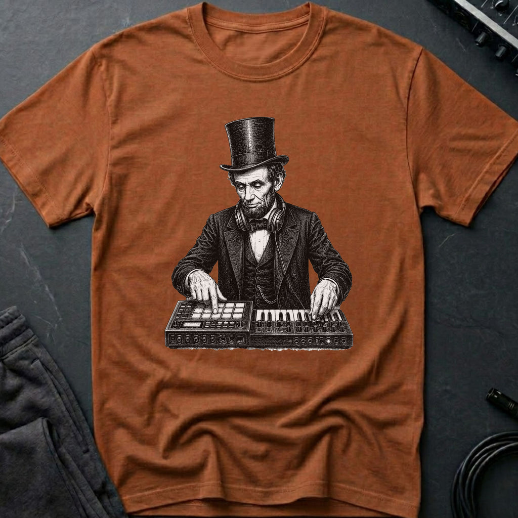 Honest Abe On The Beat T-Shirt