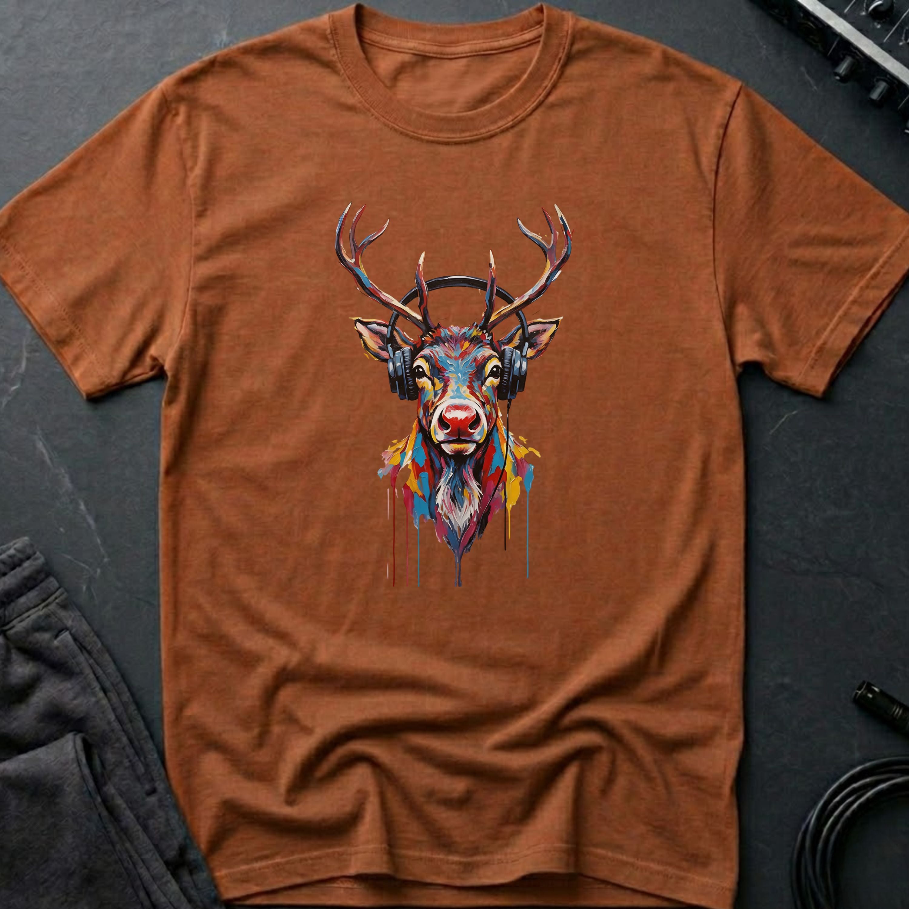 Music Reindeer T-Shirt