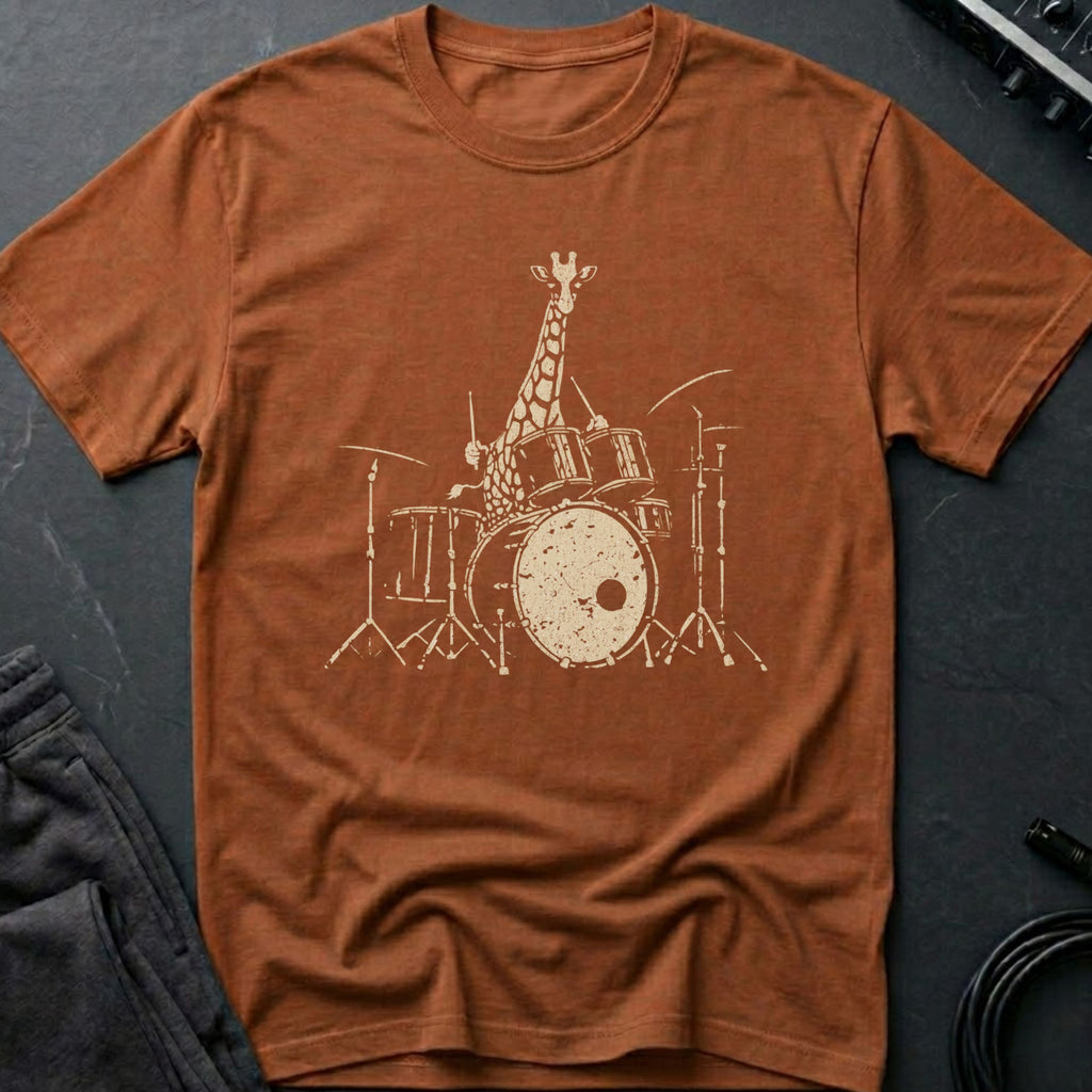 Drumming Giraffe T-Shirt