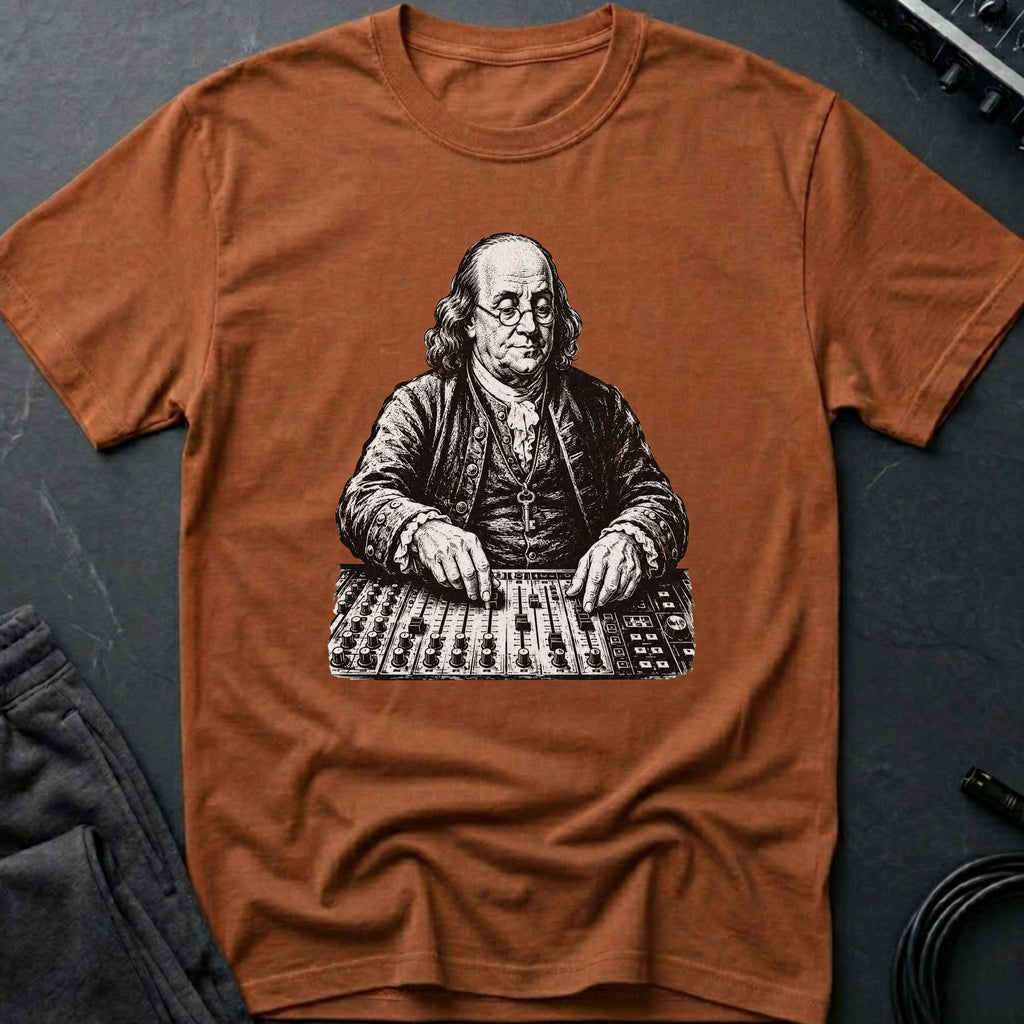 Benjamin Franklin Mixing T-Shirt