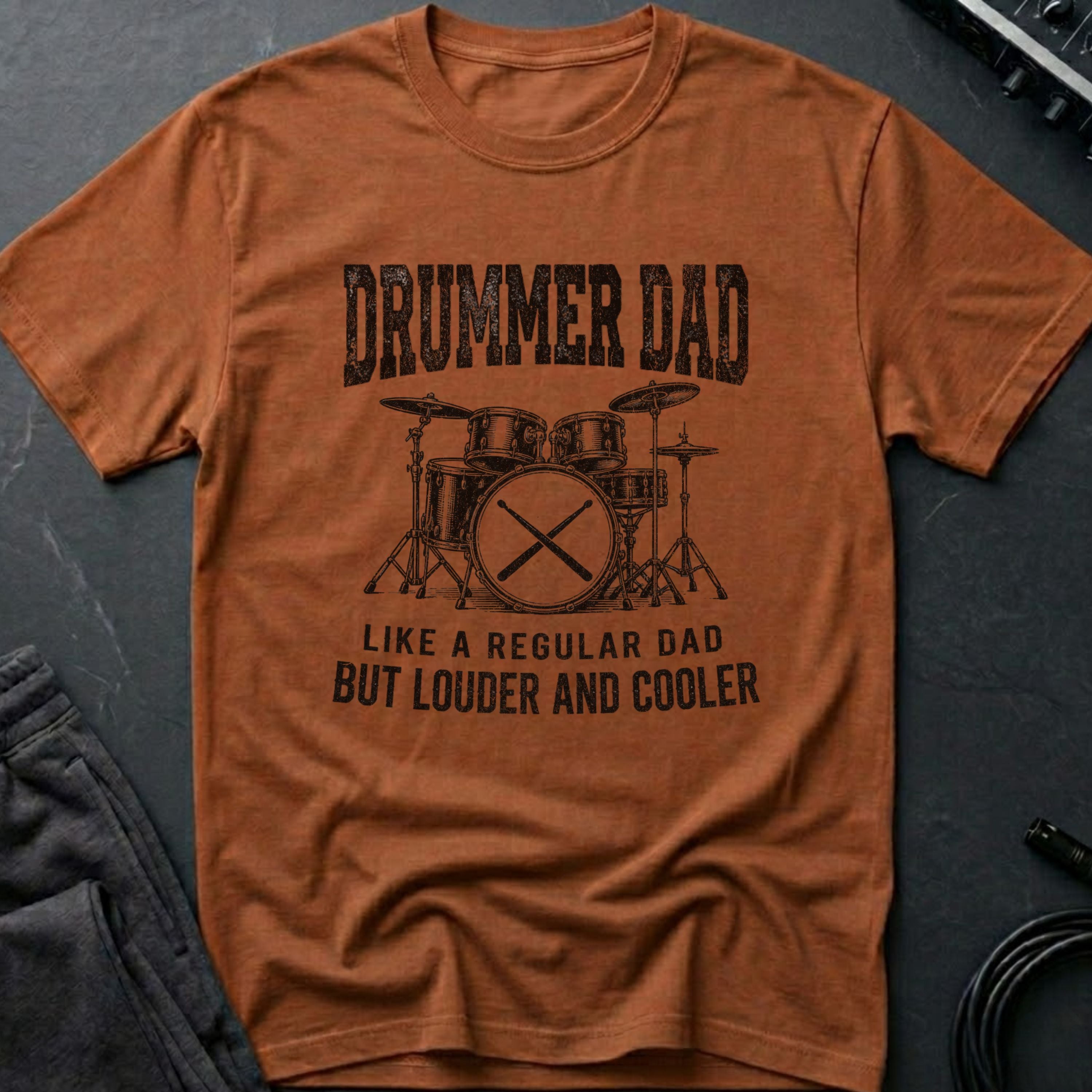 Drummer Dad T-Shirt