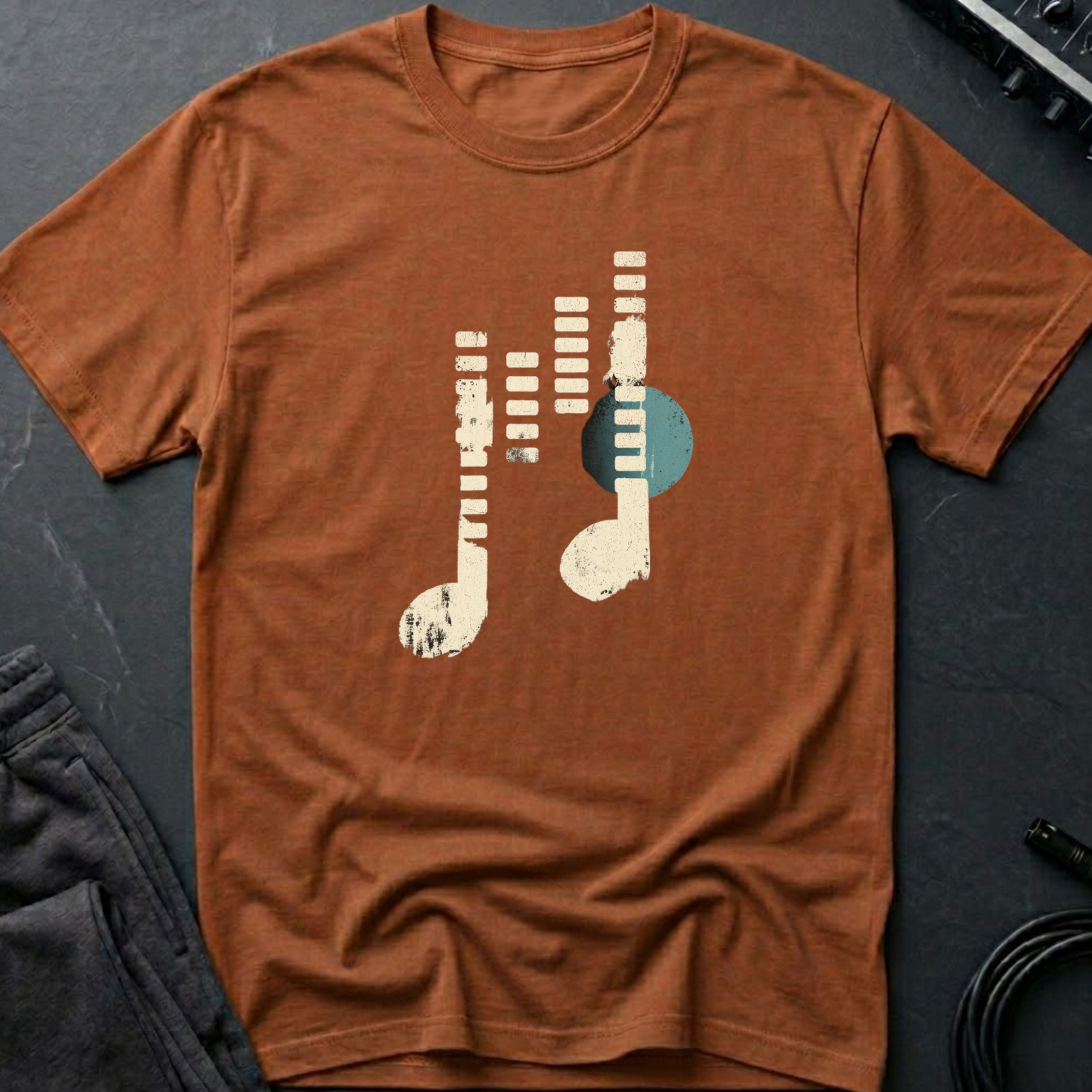 Minimalist Music Note T-Shirt