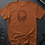 Minimalist Headphones T-Shirt