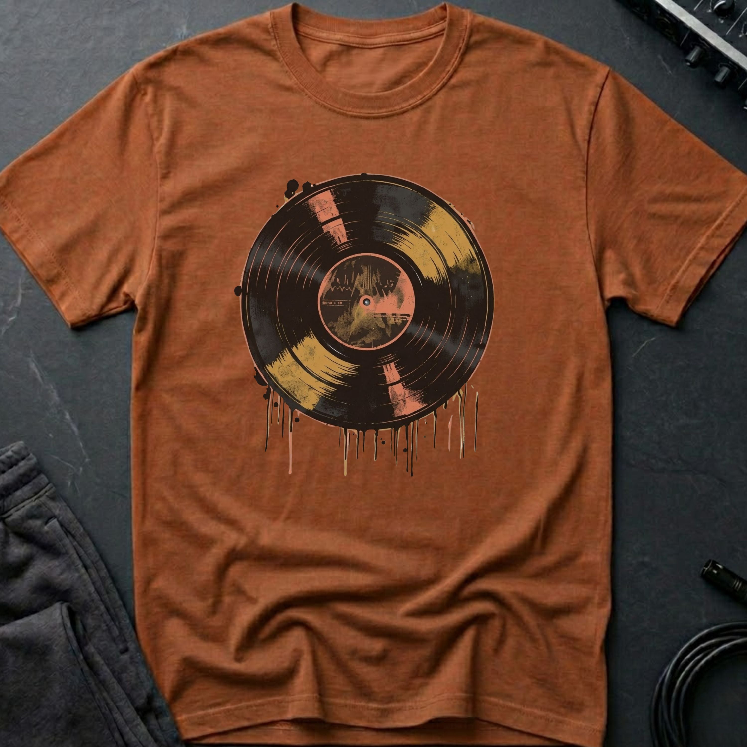 Colorful Vinyl Record T-shirt
